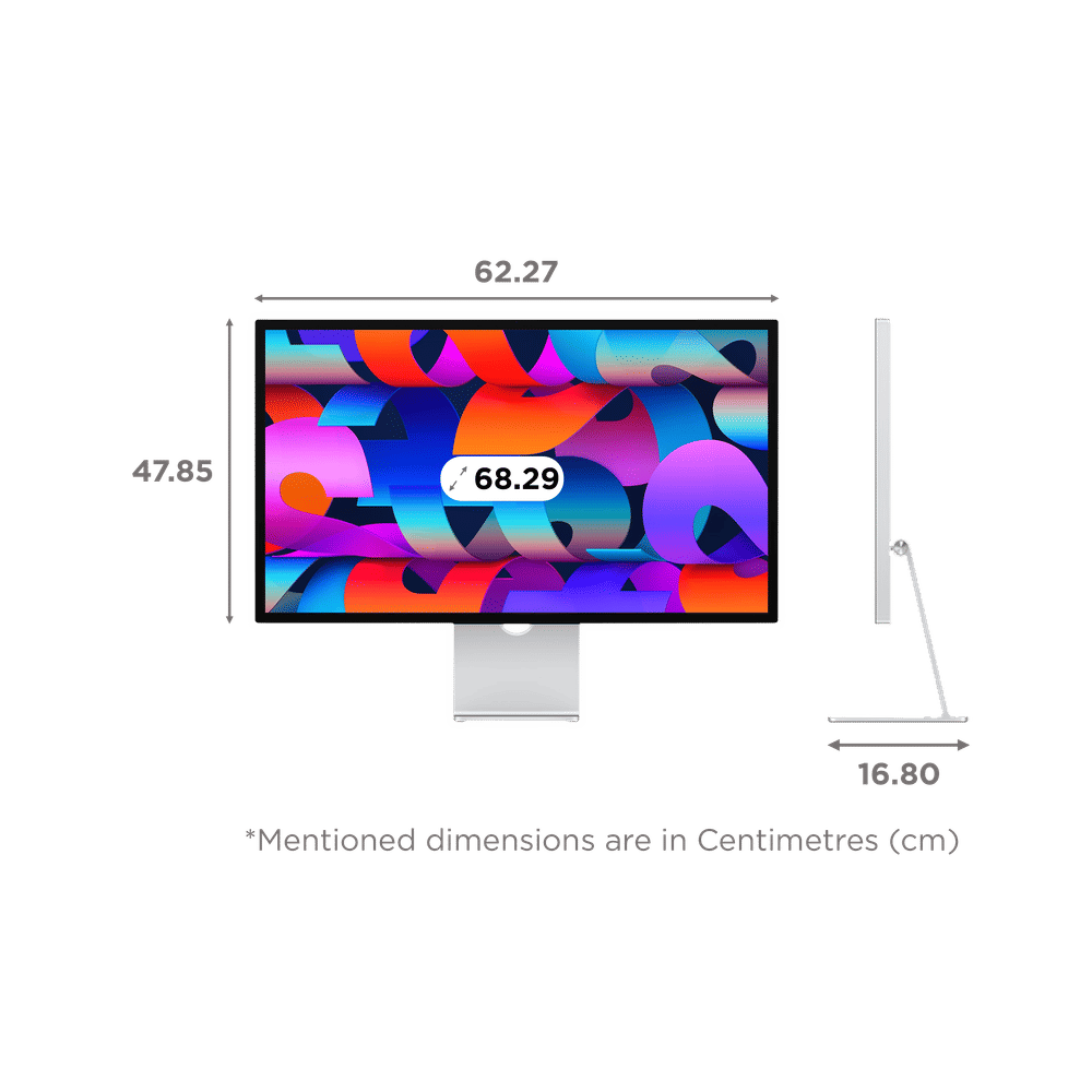 Buy Apple Studio Display 68 29 Cm 27 Inch Ultra HD 5K Non Texture 13-inch-laptop-dimensions-wepc